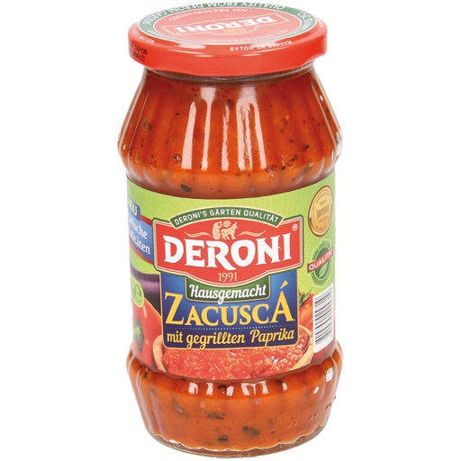 Groentenbereiding "Zacusca" met gegrilde paprika volgens hui