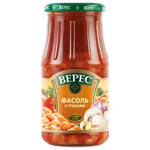 Фасоль с грибами