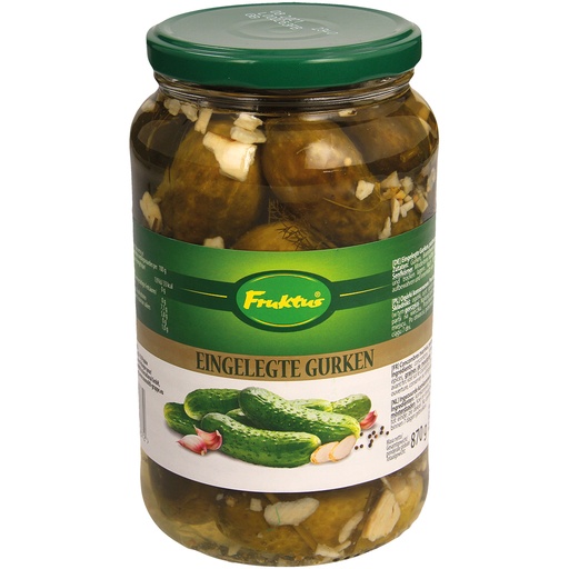 Ingelegde komkommers.