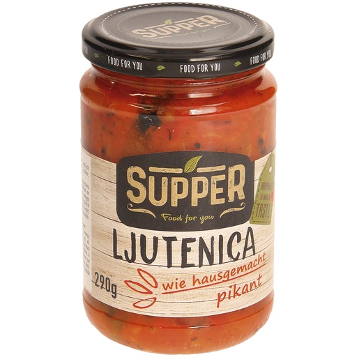 Groentebereiding "Lutenica", pikant.