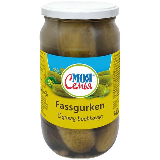 Moja Semja Komkommers, melkzuur gefermenteerd.