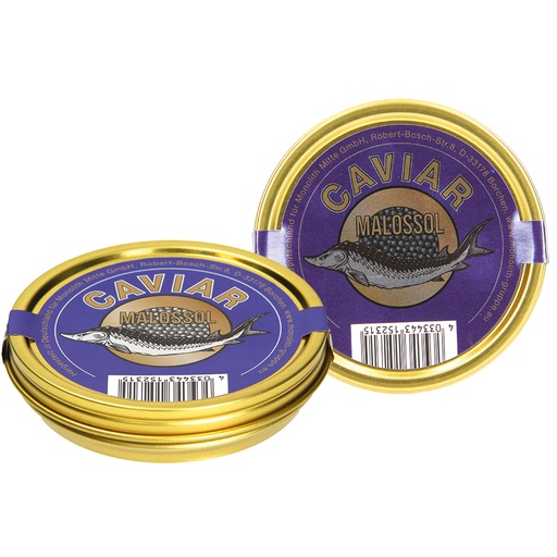 Steurkaviaar (Acipenser baerii) "Malossol"