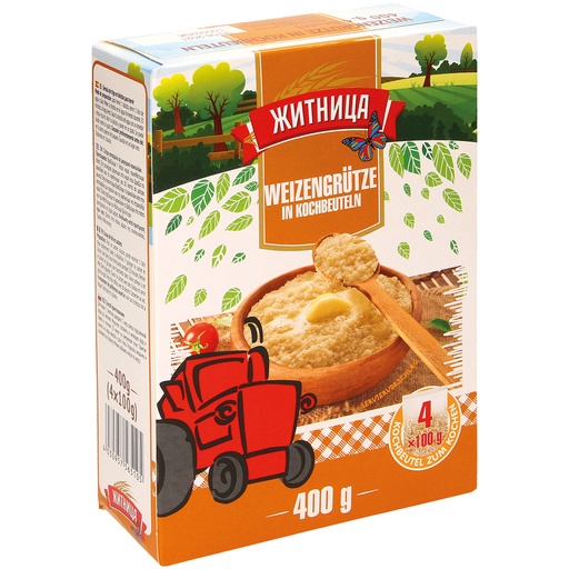 Tarwegranen in kookzakjes 4x100g