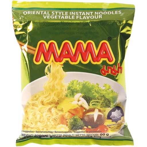 Instantnoedelsoep, noedels met groentesmaak