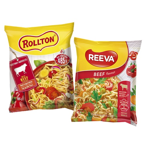 "Reeva" Изделия макаронные быстрого приготовления. Лапша быс