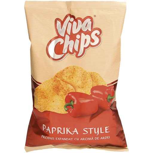 VIVA CHIPS - Aardappel-wheat snack met paprikasmaak