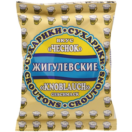 Снек из хлеба со вкусом жареного чеснока