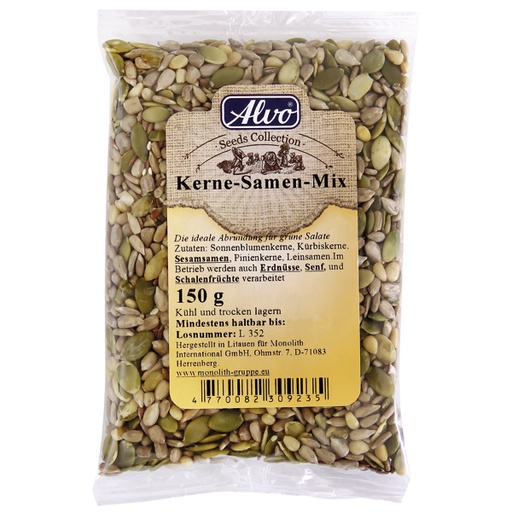 Смесь орехов и семян, очищенные