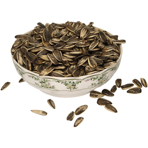 Grijze zonnebloempitten met schil, ongebrand