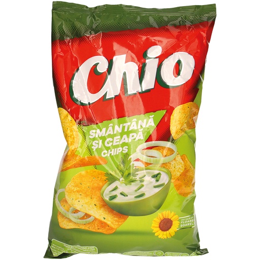 Chio aardappelchips met zure room- en uiensmaak