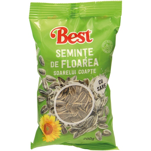 Gestreepte zonnebloempitten "Best", ongepeld, gezouten en ge