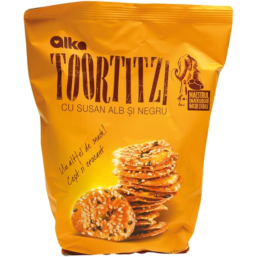 Toortitzi cu susan alb si negru