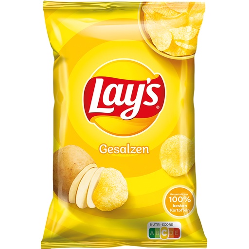 Картофельные чипсы "Lays" с солью