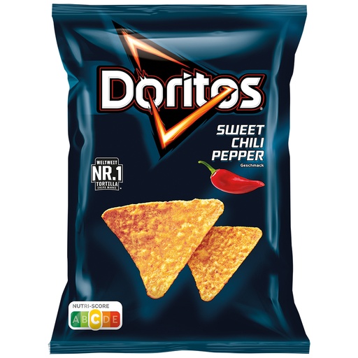 Maischips Doritos Sweet Chili Pepper met chilismaak