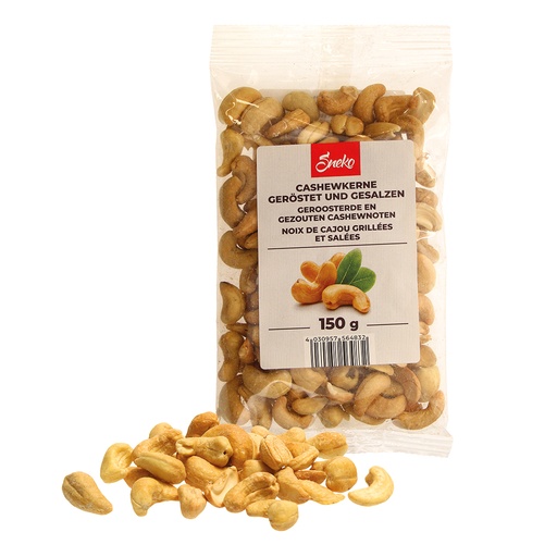 Cashewnotenkernen geroosterd en gezouten.