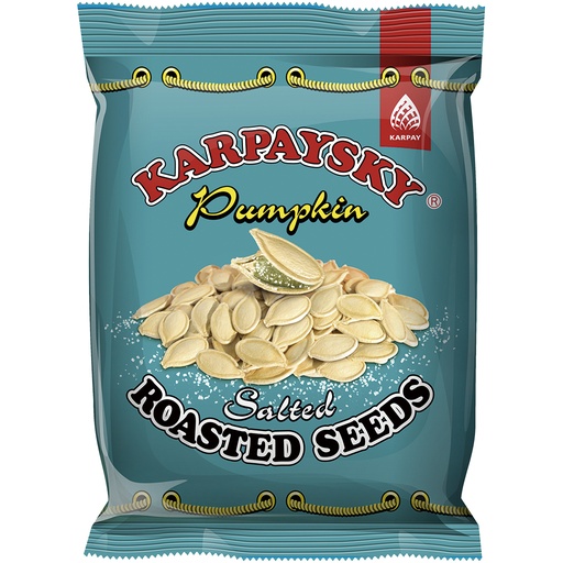 "KARPAYSKY" Geroosterde pompoenpitten met schil, gezouten.