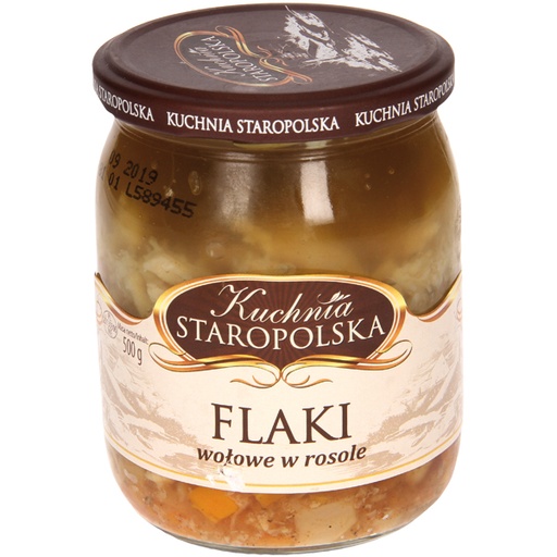 Soep van rundvleespens "Flaki"