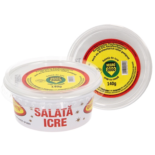 Крем с икрой карпа, икрой трески, икрой сельди и луком