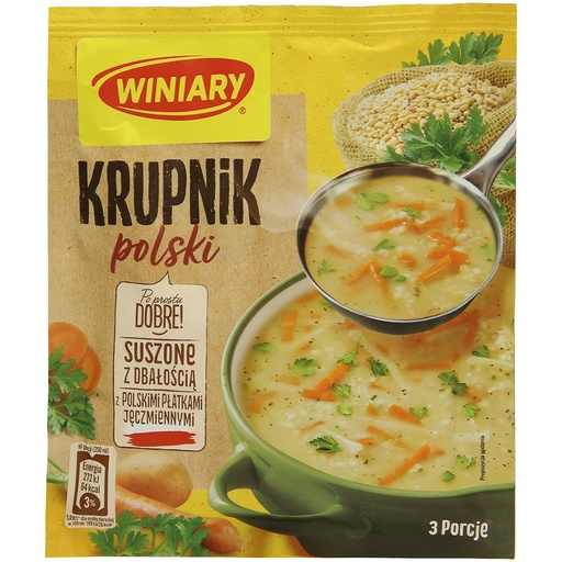 Перловый суп по-польски