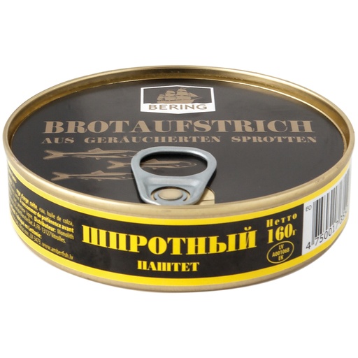 Boterhambeleg van gerookte sprot (Sprattus sprattus balticus