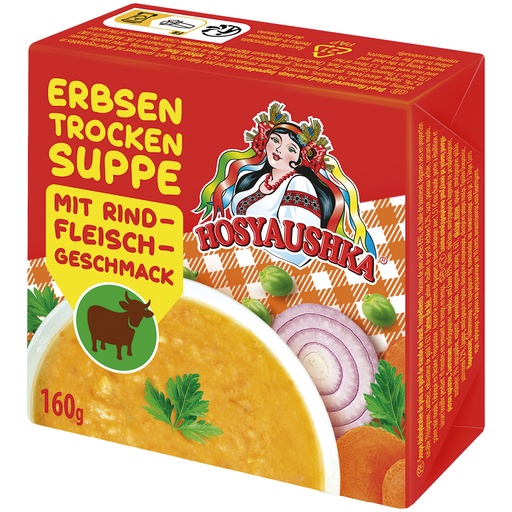 "Hosyaushka" Гороховый суп в брикетах, со вкусом говядины