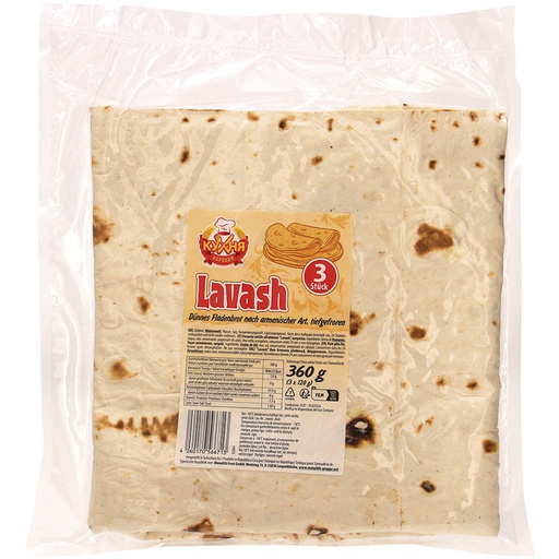 "Lavash" Dunne flatbread naar Armeense stijl, diepgevroren