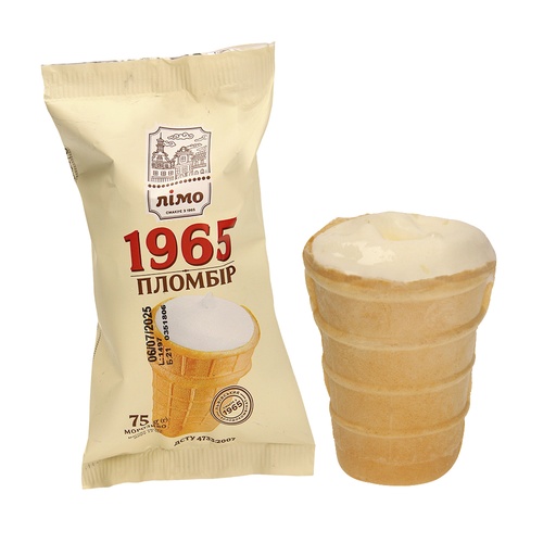 IJs met vanillesmaak in een wafelbeker