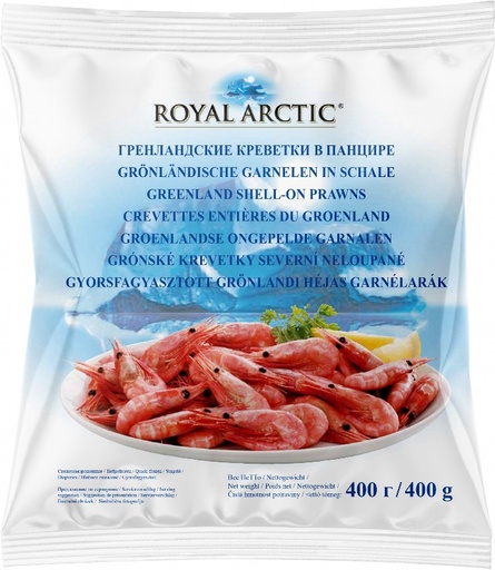 Креветки расфасованные замороженные