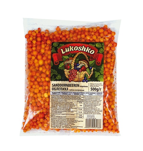 Zanddornbessen "Oblepicha" diepgevroren