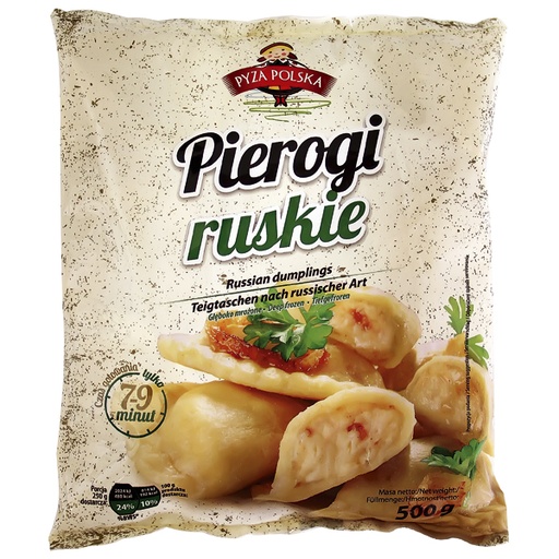 Вареники с картошкой и творогом замороженные