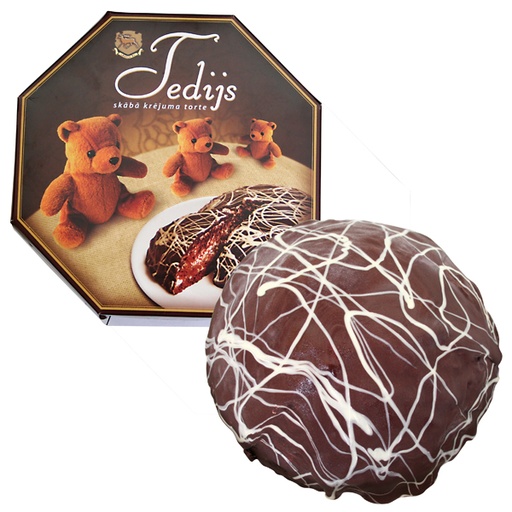 Taart "Teddy" met chocoladesmaak