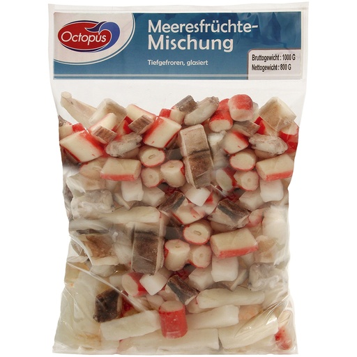 Mix van surimi visbereiding van visspier-eiwit en producten 