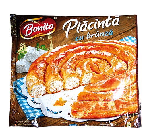 Yufkateiggebak met een kaasvulling, diepgevroren