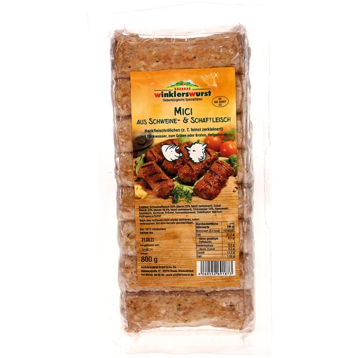 Мичи - румынские колбаски из измелченного мяса свинины и бар