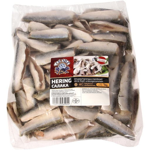 Strömling - Haring (Clupea harengus membras) zonder kop, ongekuist, diepgevroren