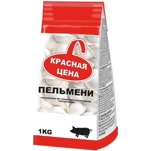 Dumplings "Krasnaja zena" met varkensvleesvulling, diepgevro