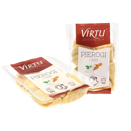 Dumplings "Pierogi z serem" met korrelige verse kaas