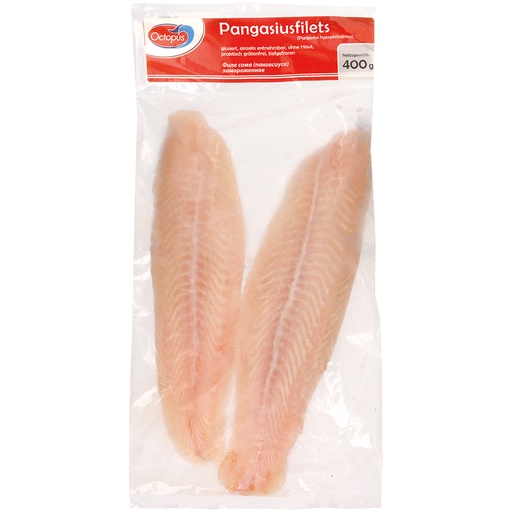 Pangasiusfilet (Pangasius hypophthalmus) zonder huid diepgev
