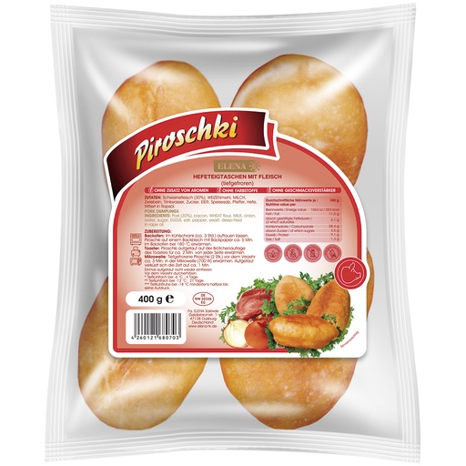 Piroshki gevuld met varkensvlees