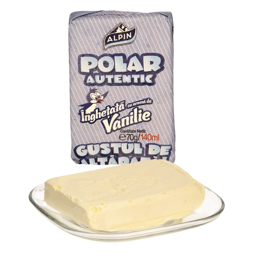 IJsstaaf met vanillesmaak.