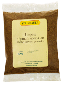 Zwarte peper gemalen