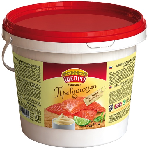 Salade-mayonaise "Provansal", 67% vetgehalte