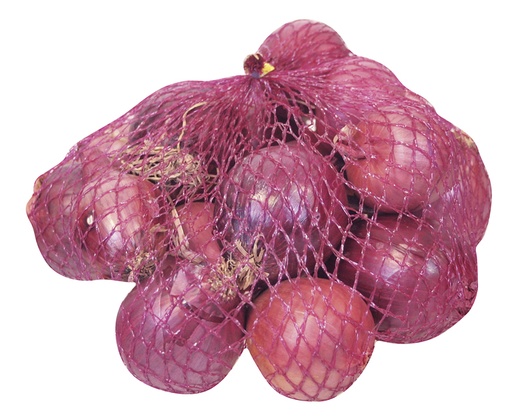Uien rood verpakt