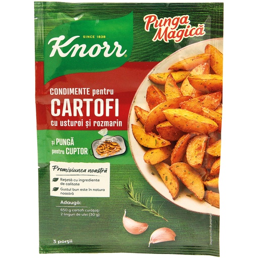 Cartofi prajiti cu usturoi