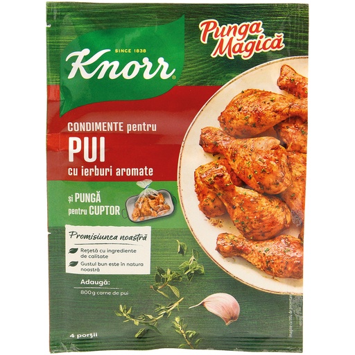 Kruidige bereiding voor kippenvlees met knoflook en kruiden