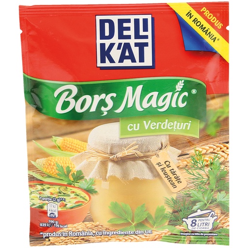 Bors magic cu verdeturi