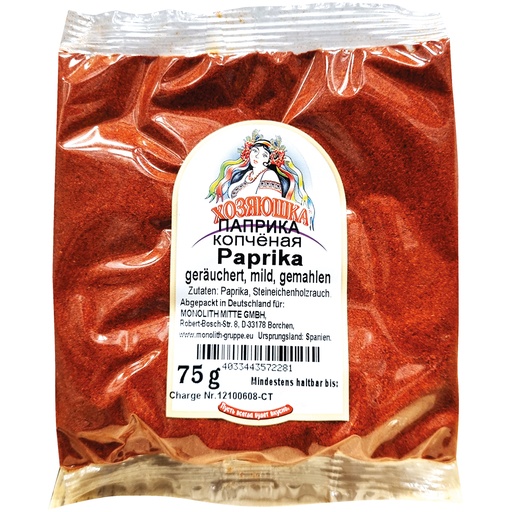 Gerookte paprika, mild, gemalen