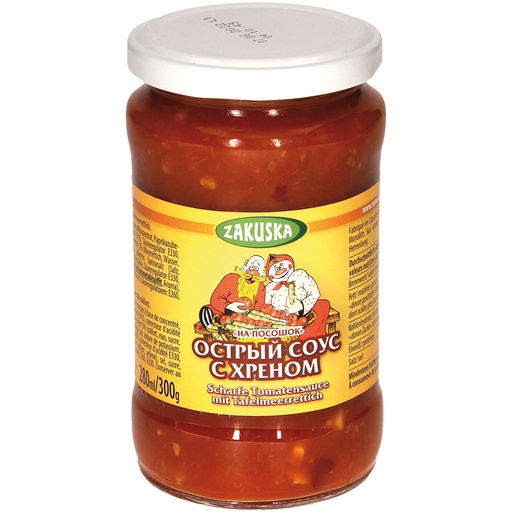 Pittige tomatensaus met tafel mierikswortel "Na Pososchok"