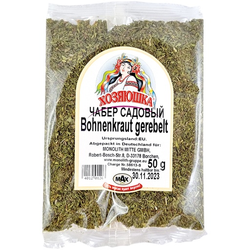 Hosyaushka Bonenkruid gesneden