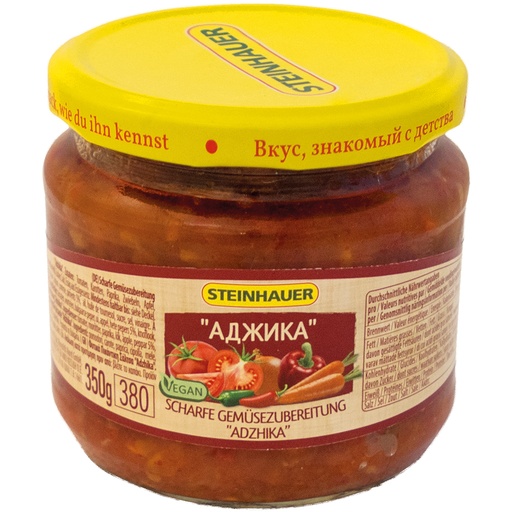 Adzhika pikante groentenbereiding